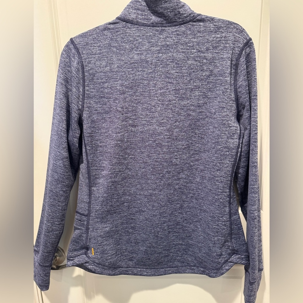 Lucy Purple Marbled Quarter Zip Pullover L - Picture 3 of 6